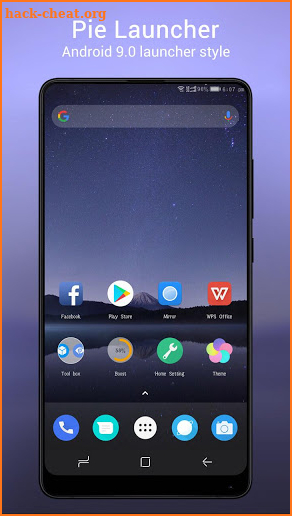 Pie Launcher 9.0 🔥 screenshot