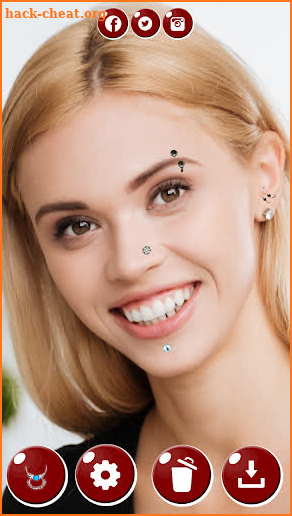 Piercings Photo Editor - Beauty Makeover App screenshot