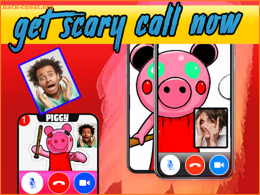 Piggy Fake call Scary pig simulation screenshot