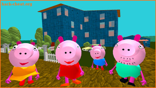 Piggy Neighbor. Family Escape Obby House 3D screenshot