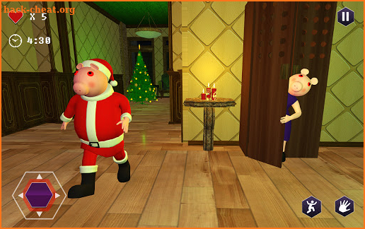 Piggy Santa Rush Gift Delivery: Horror Escape Game screenshot