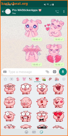 🐷🐽 Pigs Stickers Packs WAStickerApps screenshot