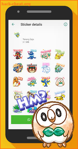 Pika pika sticker - WAStickerApps screenshot