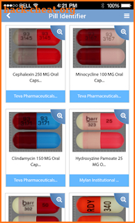 Pill Identifier and Drug list screenshot