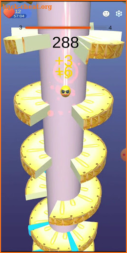 Pineapple Helix Crush - Tower Helix Jump screenshot