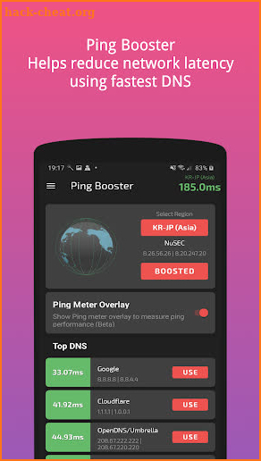 Ping Booster ⚡Winner settings for better ping⚡ screenshot