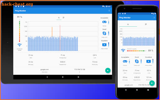 Pingmon – ping test & net monitoring screenshot