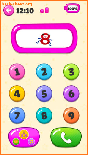 Pink Baby Phone Kids - Number Animal Music screenshot