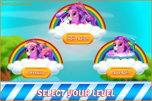 Pink Baby Pony MakeUp & Care Game screenshot