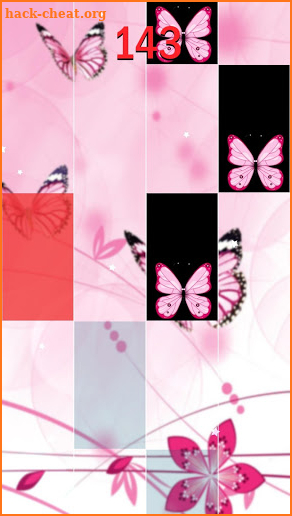 Pink Butterfly Piano Tiles 2018 - Music Game screenshot