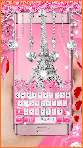 Pink Diamond Paris Keyboard screenshot