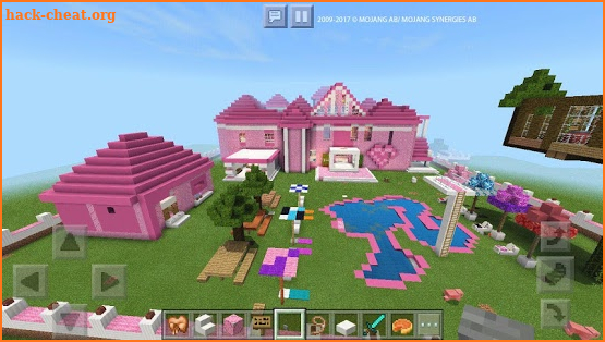 Pink Dream House Princess map for MCPE Mine screenshot