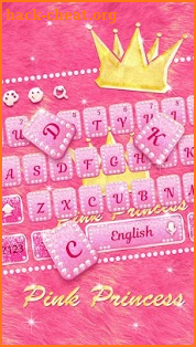 Pink Fur Princess Keyboard screenshot