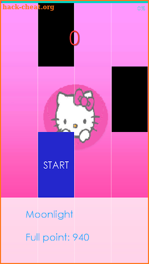 Pink Hello kitty Piano Tiles 2019 screenshot