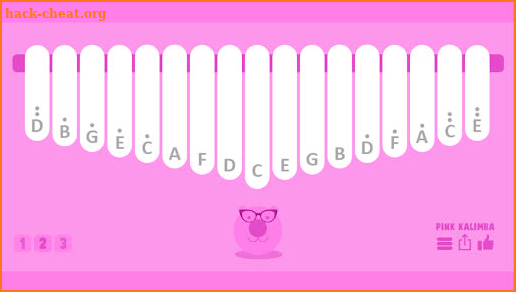 Pink Kalimba - Thumb Piano screenshot