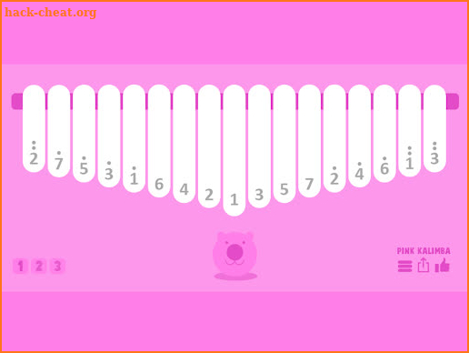 Pink Kalimba - Thumb Piano screenshot