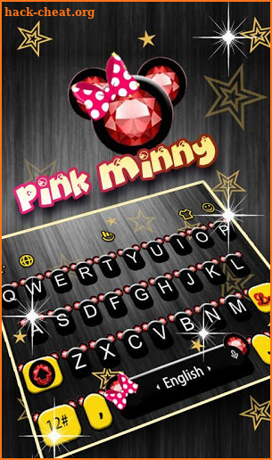 Pink Minny Keyboard Theme screenshot