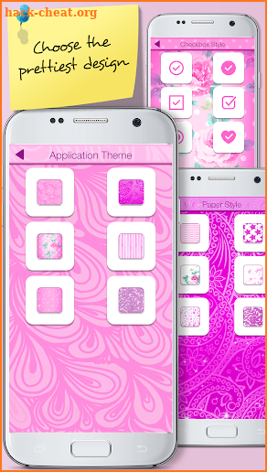 Pink Note Book screenshot