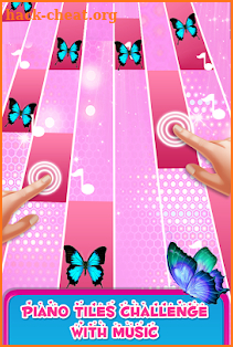 Pink Piano Butterfly Tiles 3 screenshot