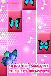 Pink Piano Butterfly Tiles 3 screenshot