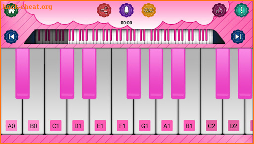 Pink Piano Keyboard screenshot