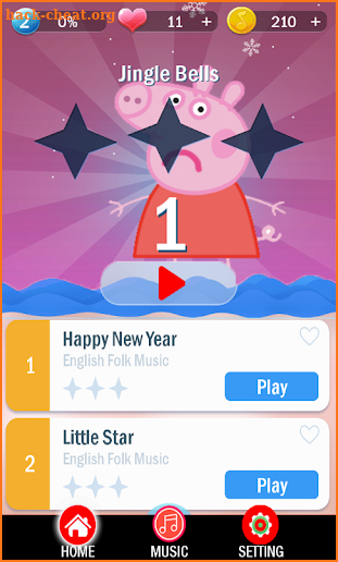 Pink Piano PeppaPig Tiles 2 screenshot