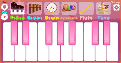 Pink Piano Pro screenshot