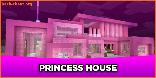 Pink Princess House for Minecraft screenshot