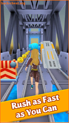 Pink Princess Run - Pink Girl Subway Runner screenshot