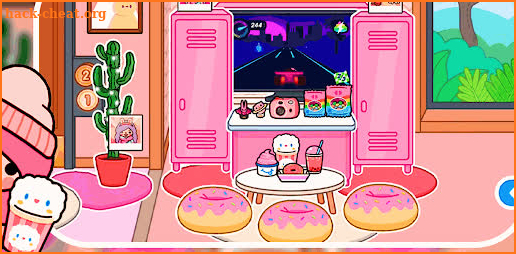 pinky Toca Life World Town life City screenshot