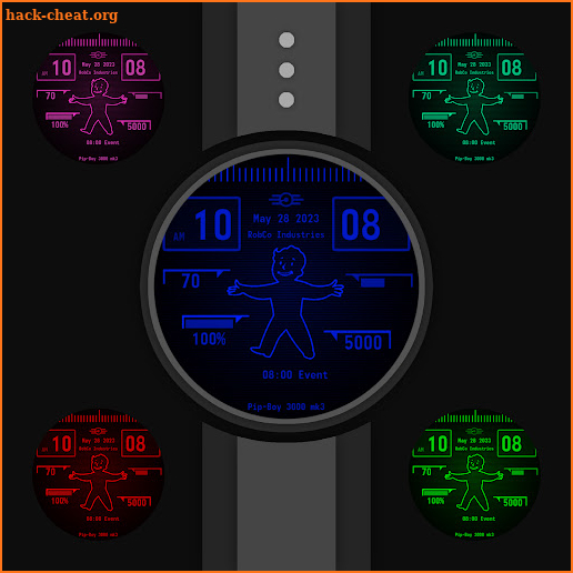 Pip-Boy mk3 Atomic Watchface screenshot