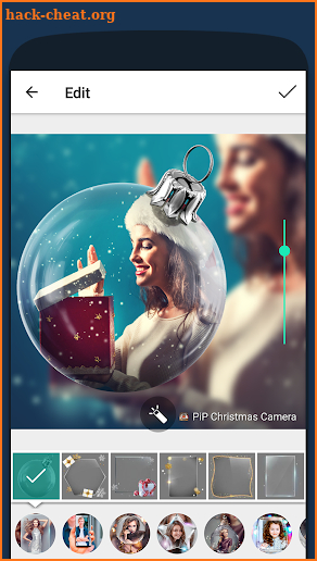 PiP Christmas Camera New Year photo frame 2019 screenshot