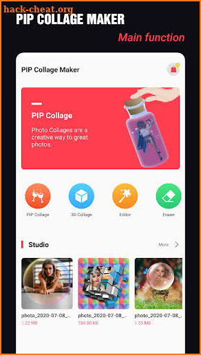 Pip collage maker -  3d collage, photo editor screenshot
