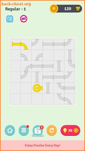 Pipe Puzzle - Conafox gamesPuzzleBrain Games screenshot