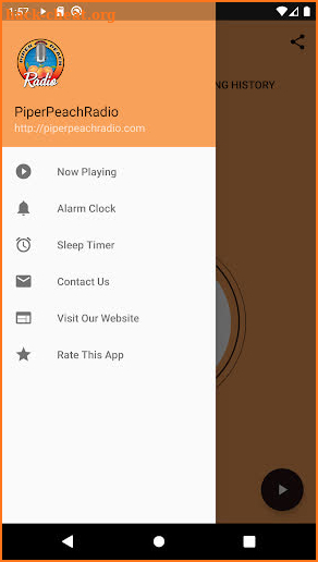 PIPER PEACH RADIO screenshot