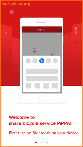 PiPPA share bicycle service screenshot