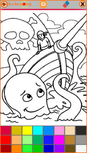 Pirate Adventure Coloring Book of king screenshot