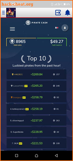 Pirate cash - Spin and Earn screenshot