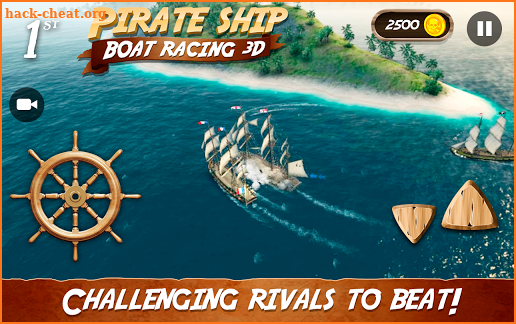 Pirate Ship Boat Racing 3D screenshot