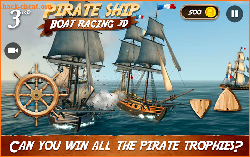 Pirate Ship Boat Racing 3D screenshot