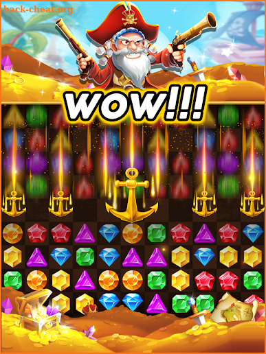 Pirate Treasure - Jewelry Blast screenshot