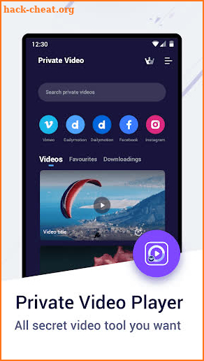 Pirvate Video - Watch private video & save URL screenshot