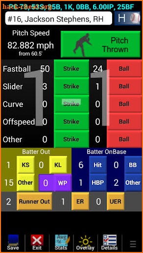 Pitch Counter Pro screenshot