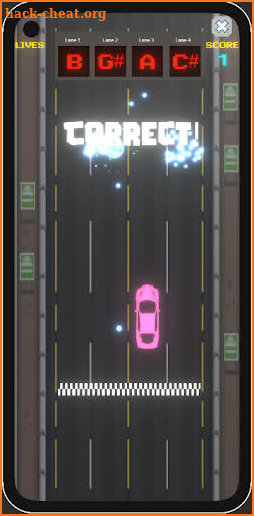 Pitch Racer - pitch training screenshot