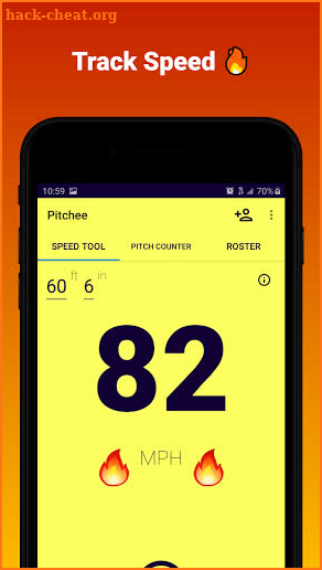 Pitchee - Pitch and Throw Speed Measuring Tool screenshot