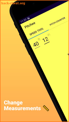 Pitchee - Pitch and Throw Speed Measuring Tool screenshot