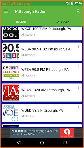 Pittsburgh Radio Stations screenshot