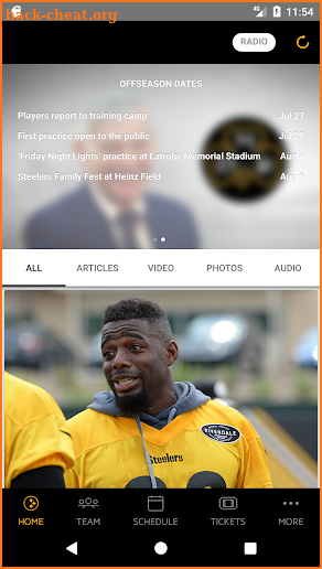 Pittsburgh Steelers screenshot