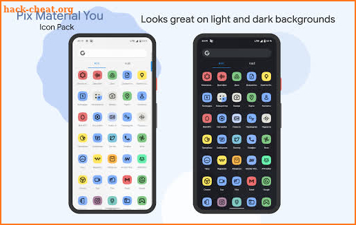 Pix Material You Icons and Widgets. screenshot