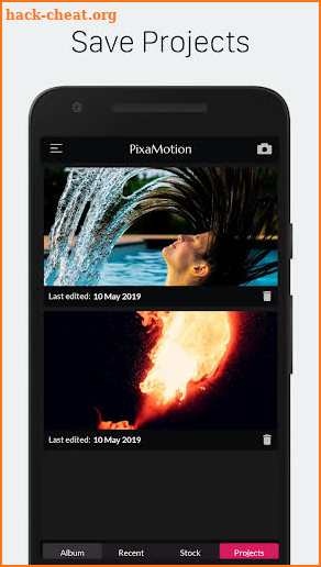 PixaMotion Loop Photo Animator & Photo Video Maker screenshot